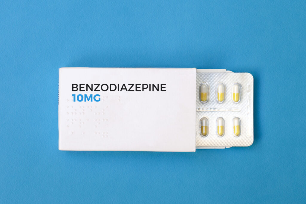 benzodiazepine drug packet