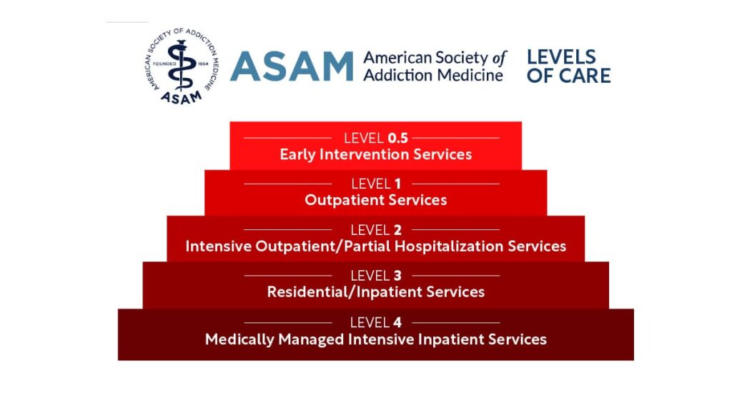 drug and alcohol recovery ASAM infographic