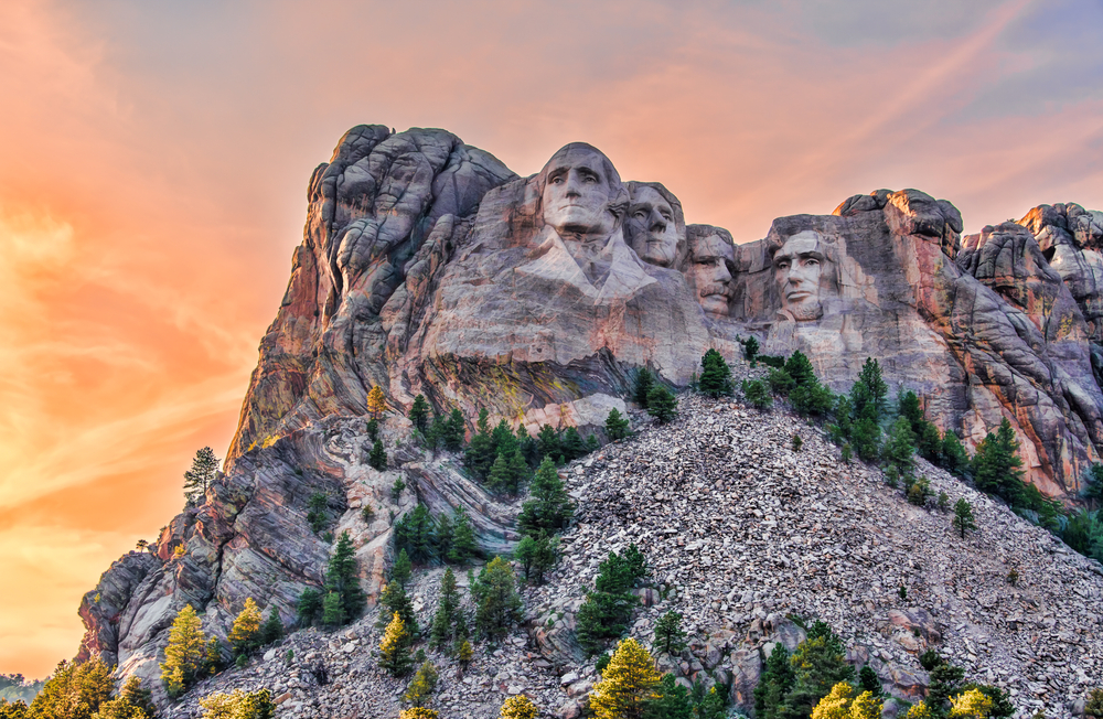 Mount Rushmore National Memorial, Black Hills region of South Dakota